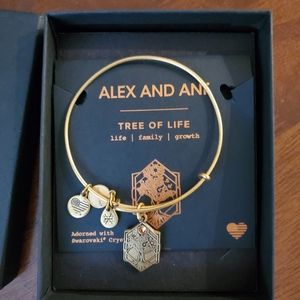 Alex and Ani Family Tree charm bracelet